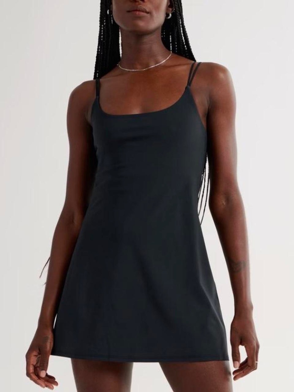 Abercrombie Traveler Athletic Mini Dress in Black Size Small